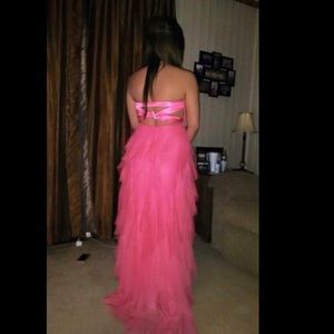 Gorgeous pink high-low dress! Size 7/8